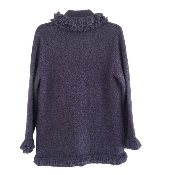 Vintage Designers Originals Periwinkle Cardigan Sweater Jacket Size Medium - Picture 2 of 6